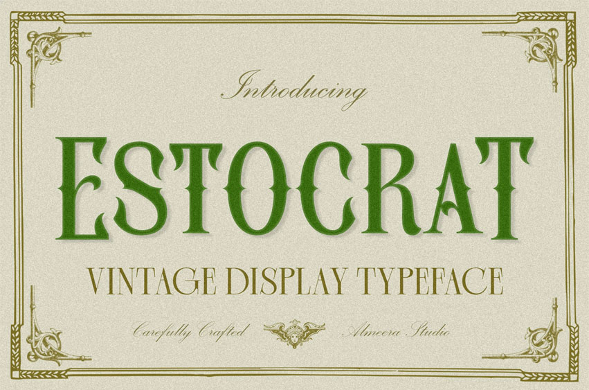 Estocrat Font