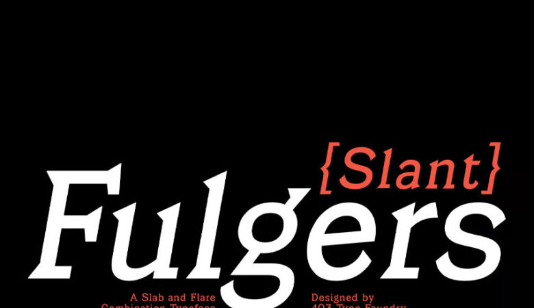 Fulgers Slant Font