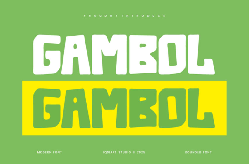 Gambol Font
