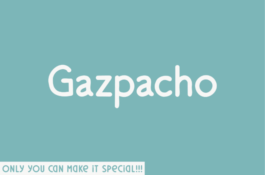 Gazpacho Font