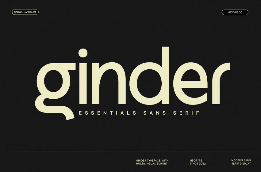 Ginder Font