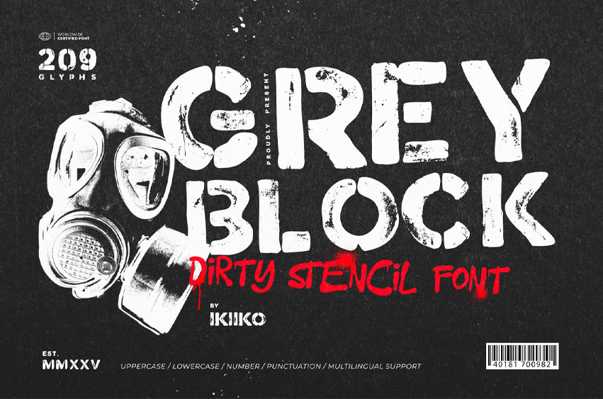 Greyblock Font