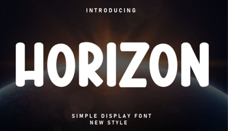 Horizon Display Font