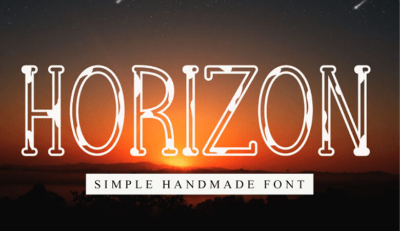 Horizon Handmade Font