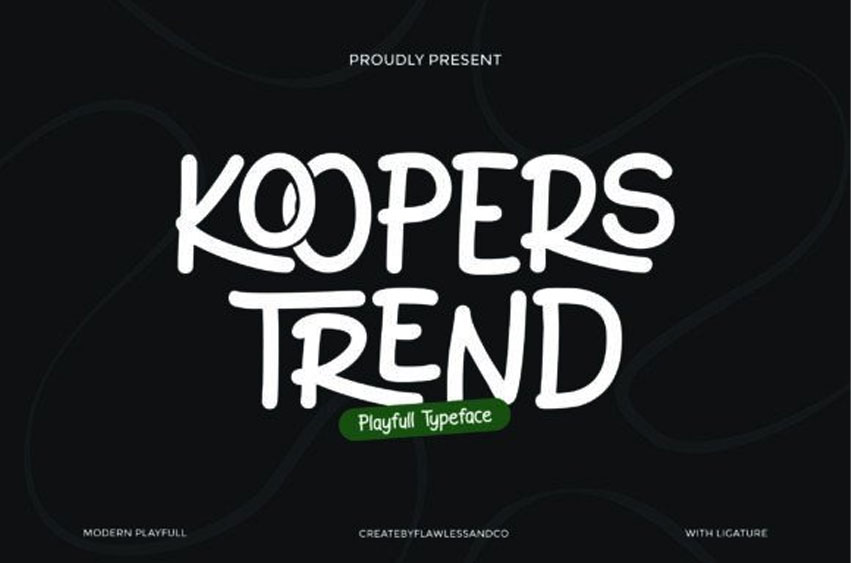 Koopers Trend Font