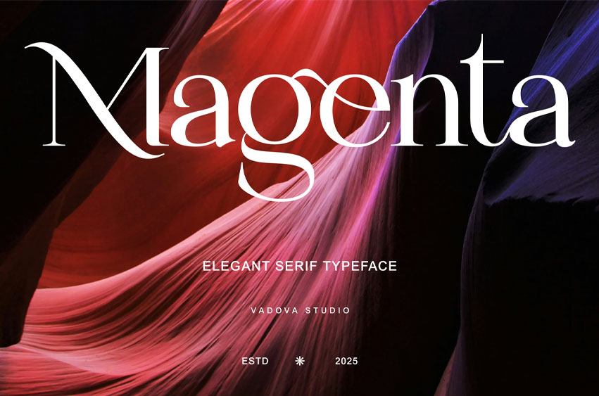 Magenta Serif Font