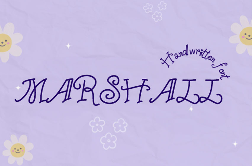 Marshall Handwritten Font