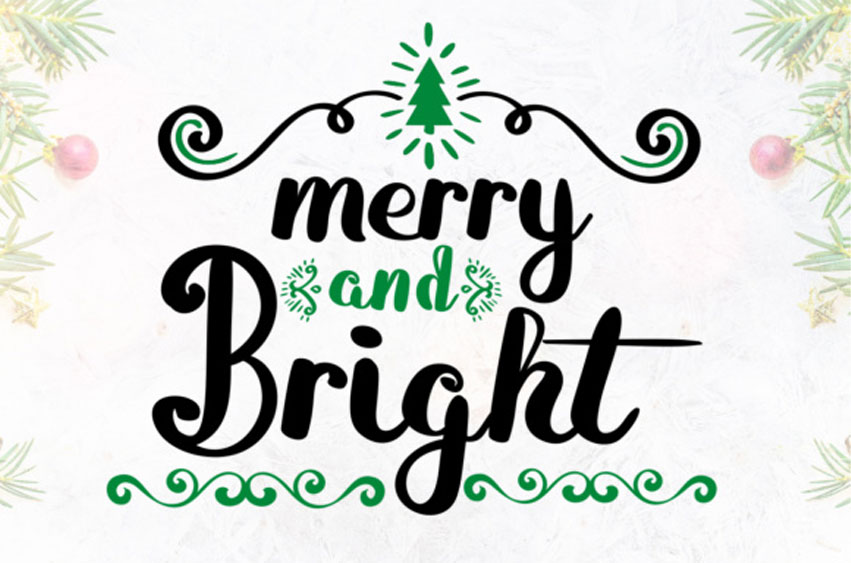 Merry and Bright Font