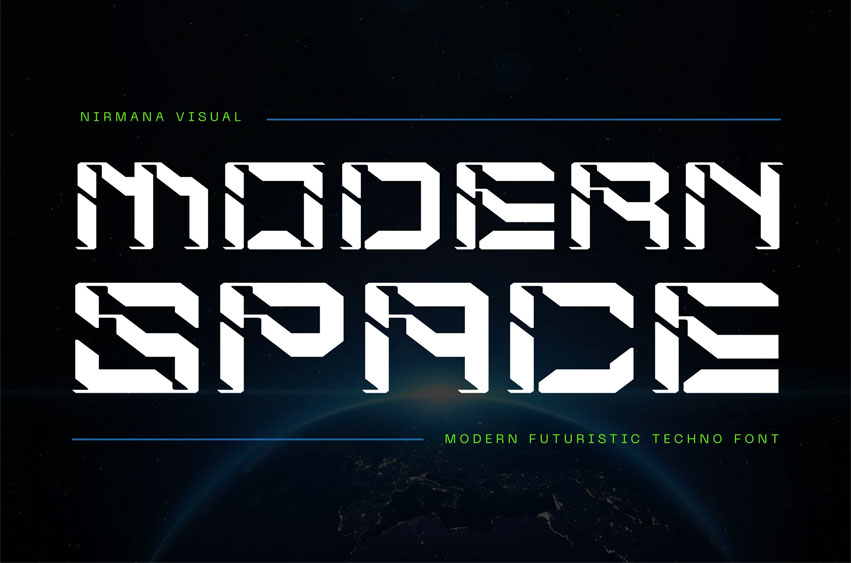 Modern Space Font