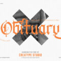 Obituary Font