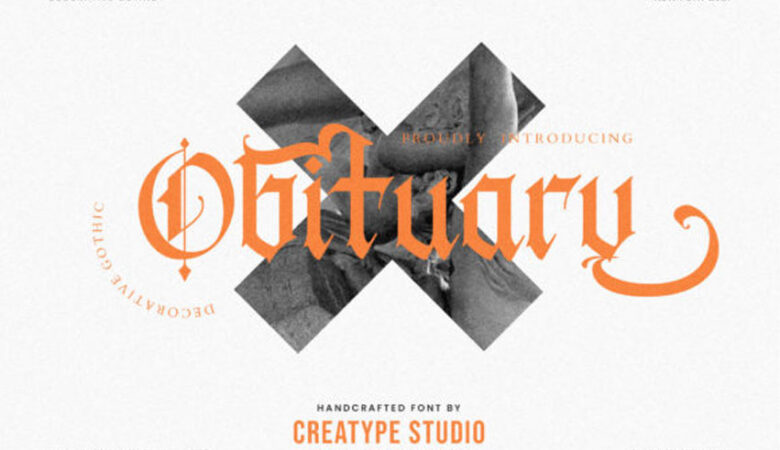 Obituary Font
