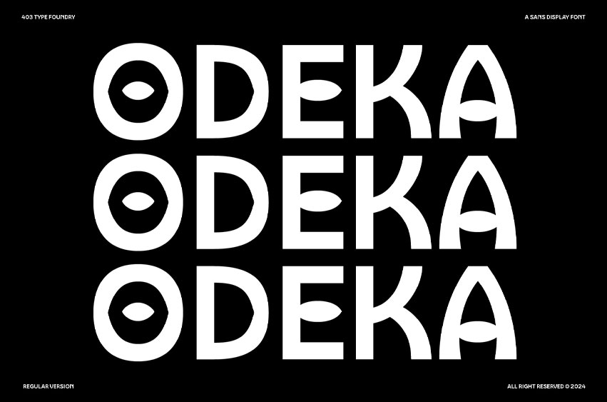 Odeka Regular Font