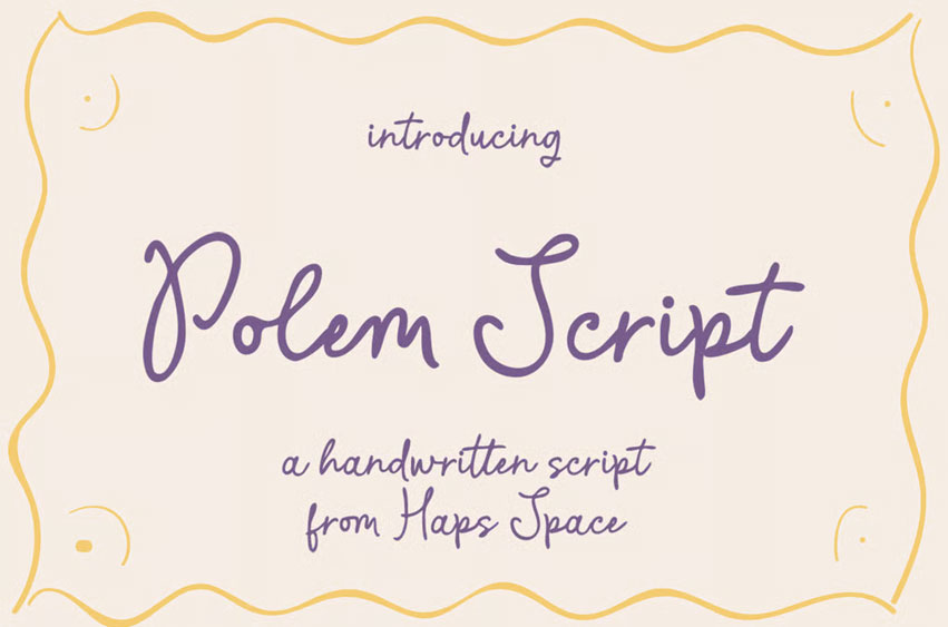 Polem Script Font