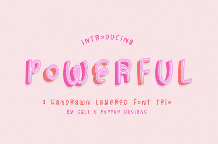 Powerful Trio Font