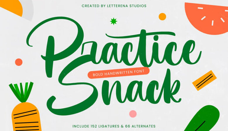 Practice Snack Font