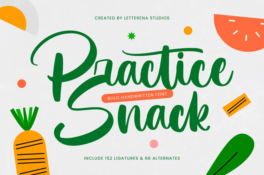 Practice Snack Font