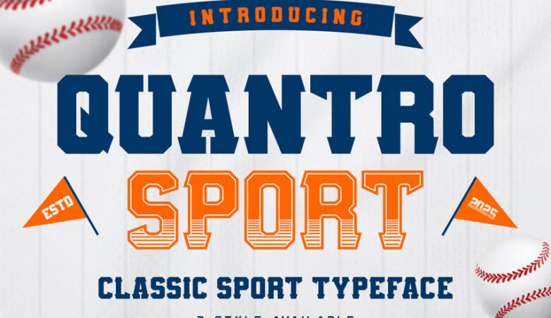 Quantro Sport Font