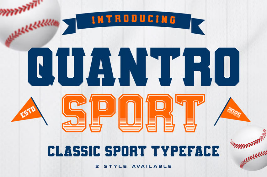 Quantro Sport Font