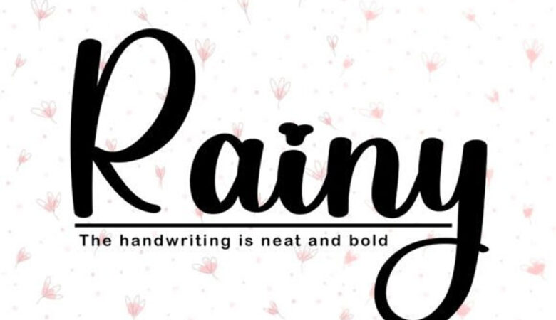 Rainy Bold Font