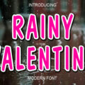 Rainy Valentine Font