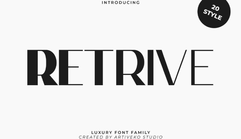 Retrive Font