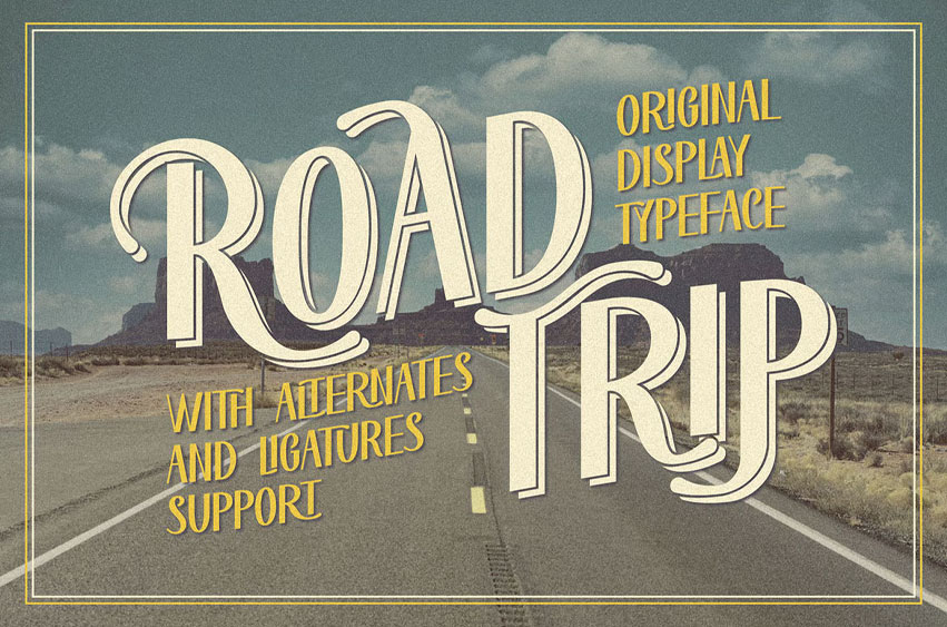Road Trip Font