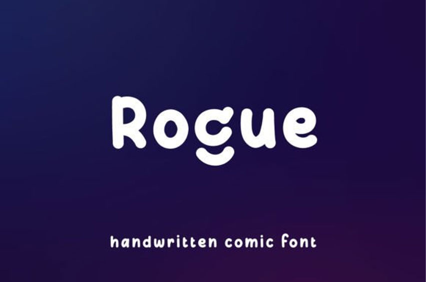 Rogue Comic Font
