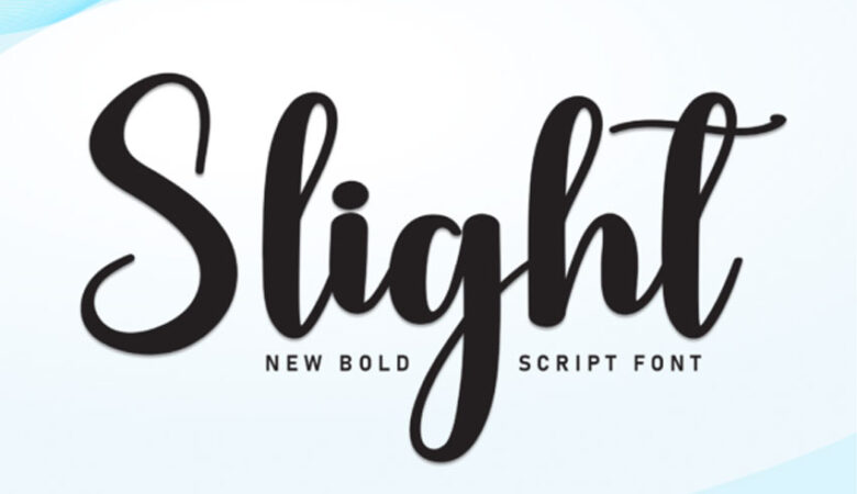 Slight Bold Font