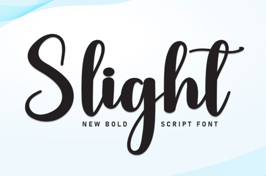 Slight Bold Font