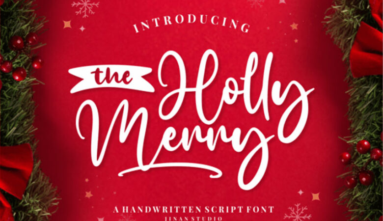 The Holly Merry Font