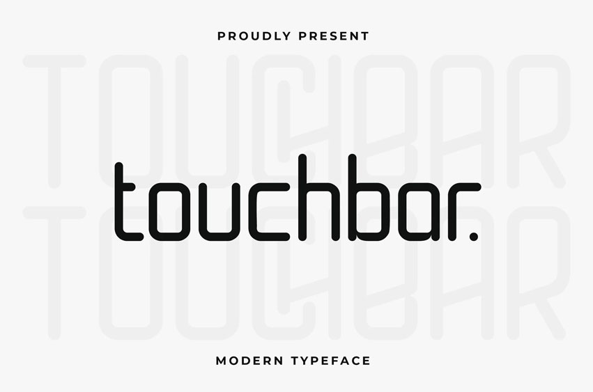 Touchbar Font