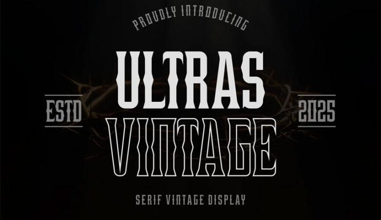 Ultras Vintage Font