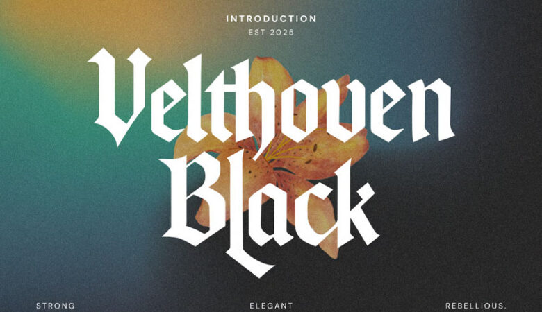 Velthoven Black Font