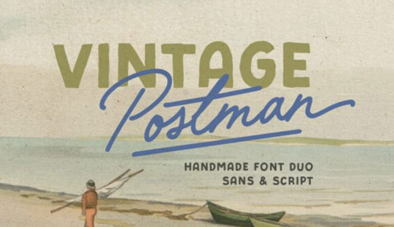 Vintage Postman Font