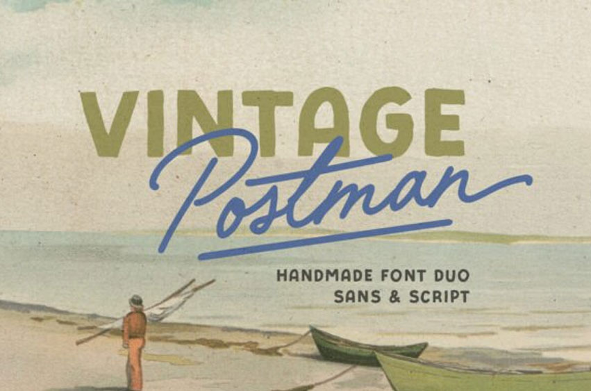 Vintage Postman Font