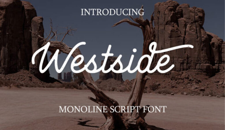 West Side Monoline Font