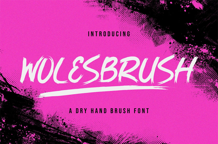 Wolesbrush Font