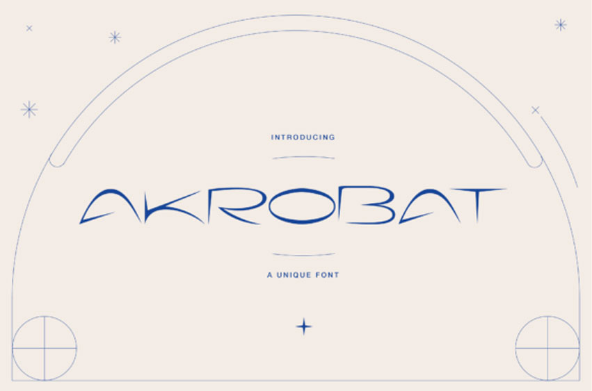 Akrobat Display Font
