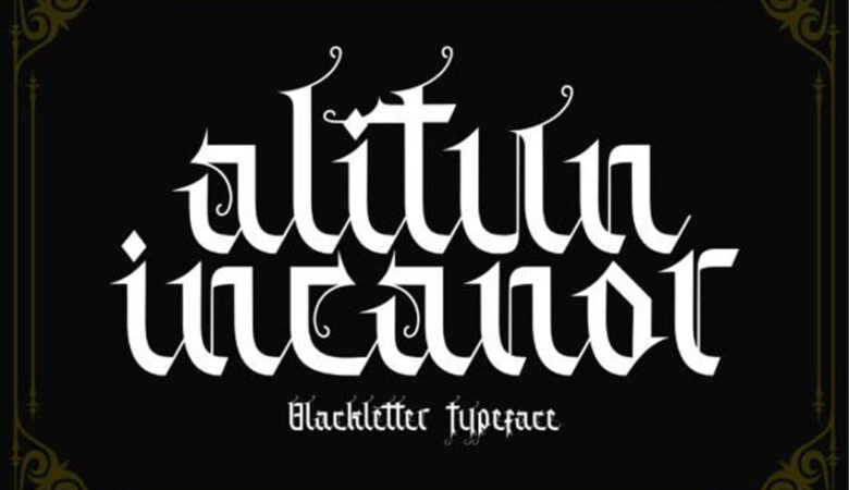 Alitun Incanor Font