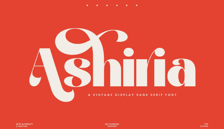 Ashiria Font