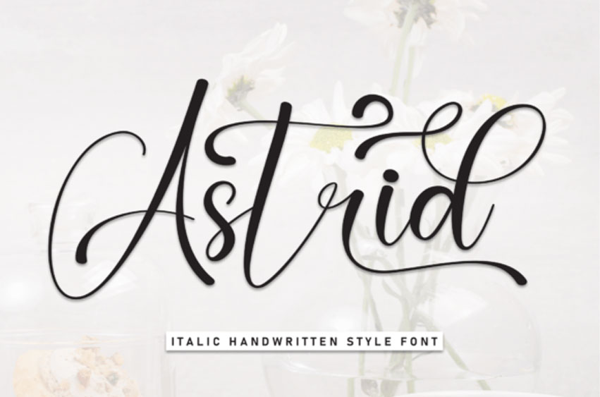 Astrid Italic Font