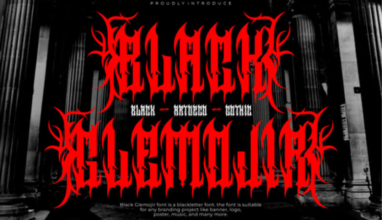 Black Glemojir Font