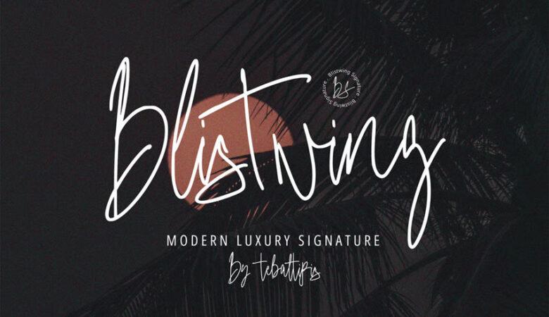 Blistwing Font