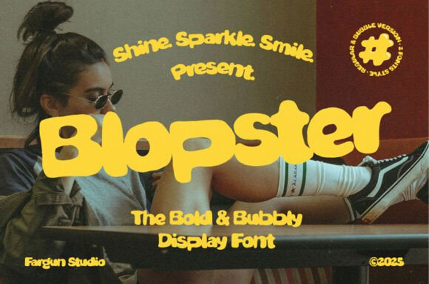 Blopster Font