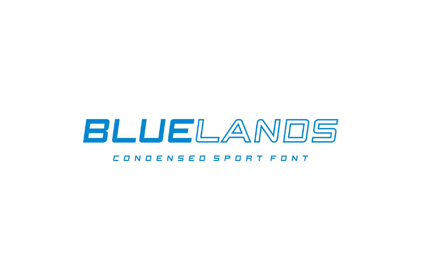 Bluelands Font