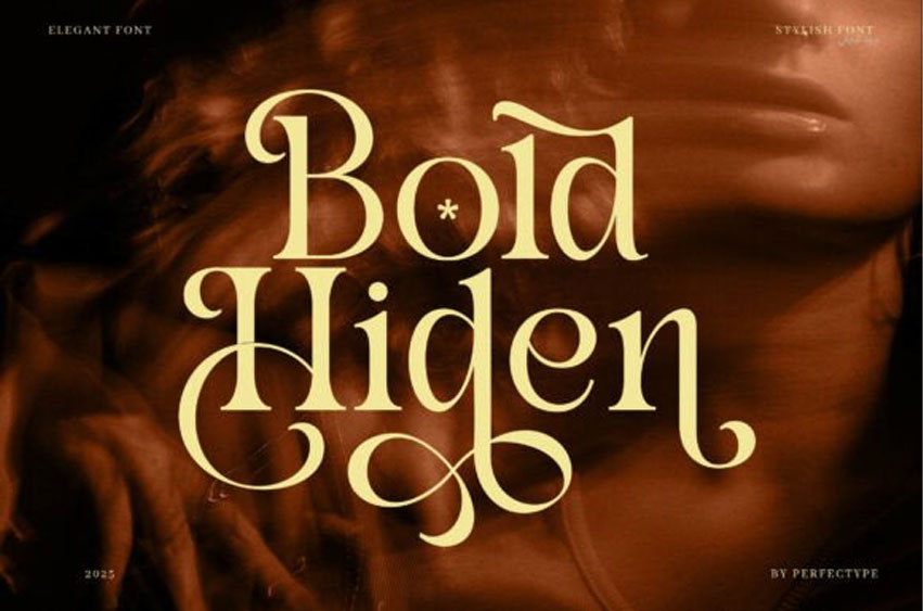 Bold Hiden Font