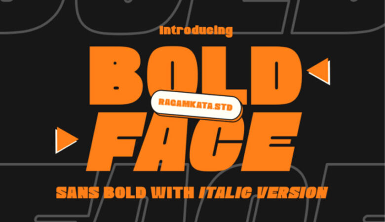 Boldface Font