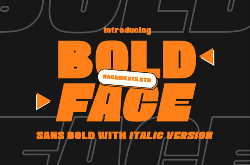 Boldface Font