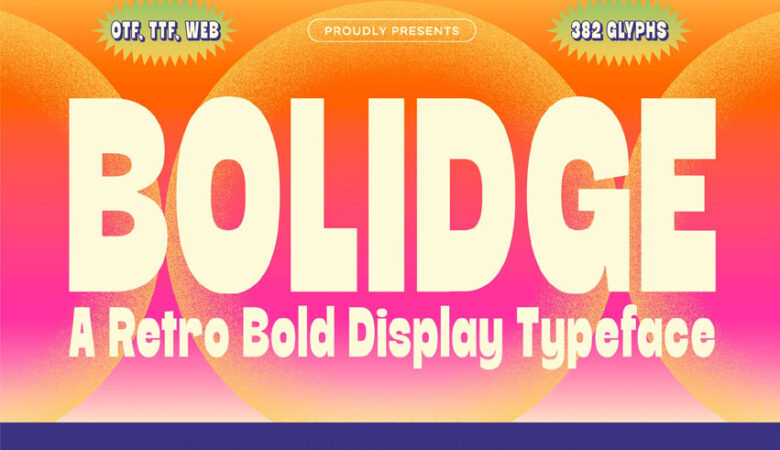 Bolidge Font