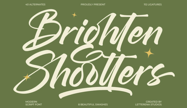 Brighten Shootters Font